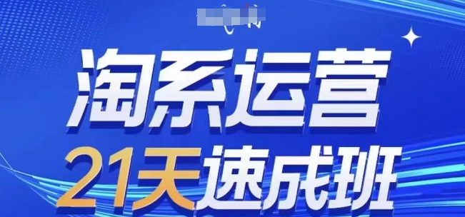 淘系运营21天速成班(更新24年6月)，0基础轻松搞定淘系运营，不做假把式 - 白戈学堂-<a href=